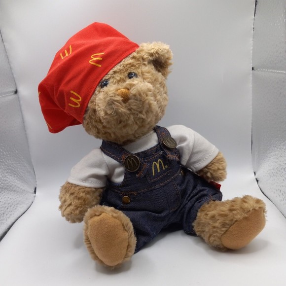 McDonald's 2004 Promotional plush Giveaway Flava Fresh Bear overalls collectors - Picture 1 of 8